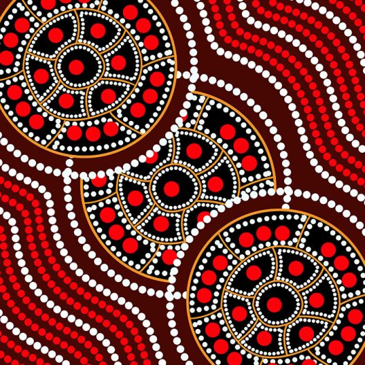 Aboriginal Dot Style Painting Gallery Corner   62190245 528x528 